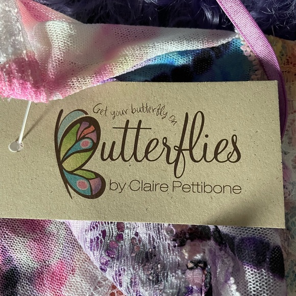 Butterflies by Claire Pettibone Women's Wearable Art Chemise Size Small NWT - Picture 5 of 8